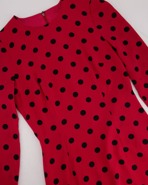 Dolce & Gabbana Red and Black Polka Dot Dress IT 38 (UK 6) – Sellier