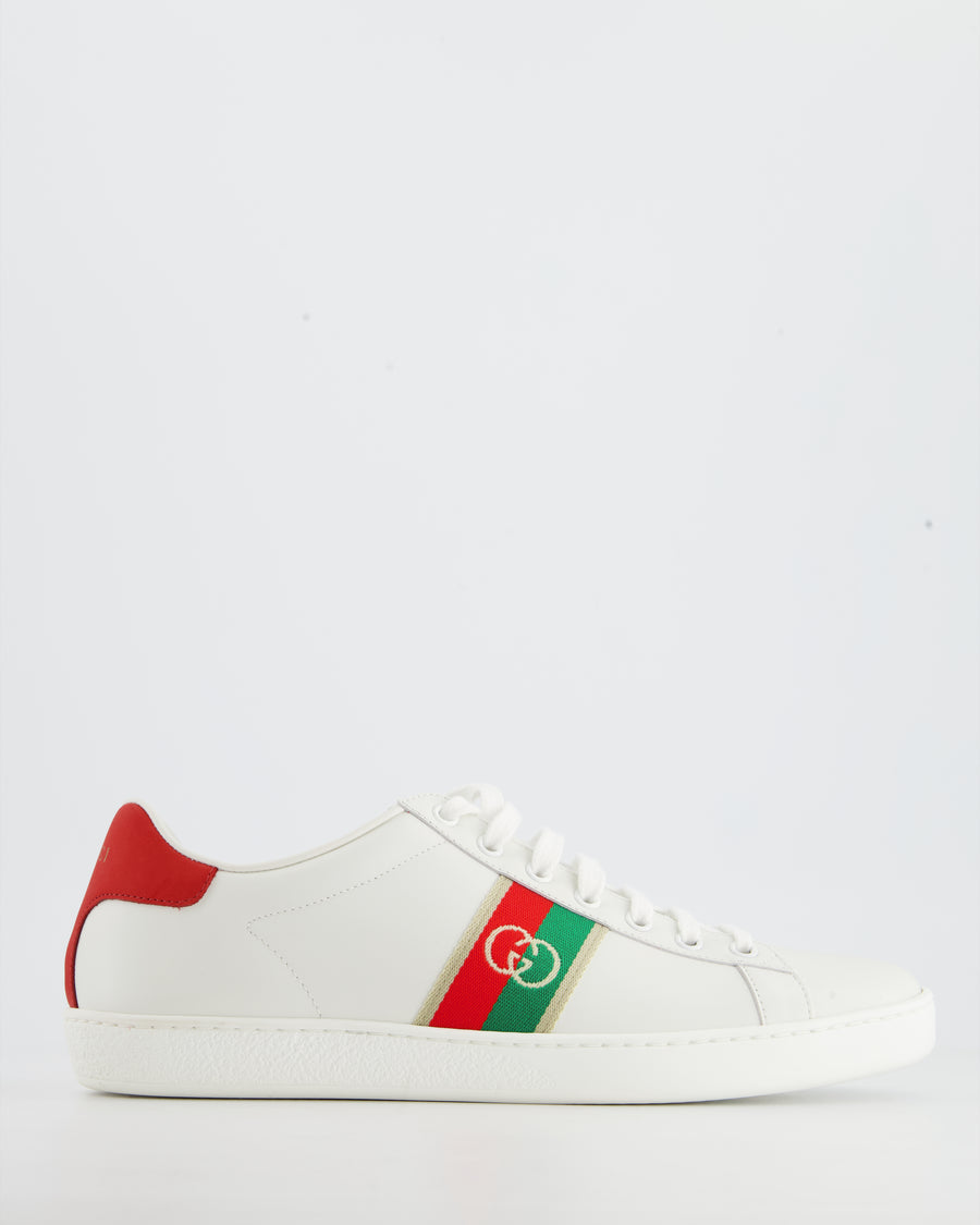 Gucci White Logo Band Trainers Size EU 42 – Sellier