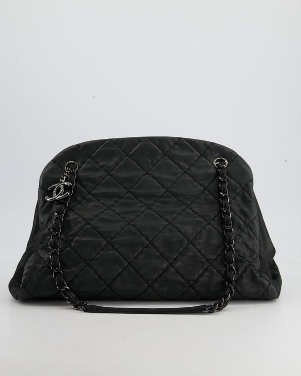 CHANEL, Bags, Beautiful Chanel Mademoiselle Black Quilted Patent Leather  Bag