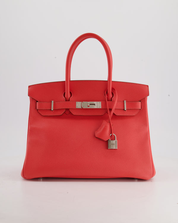 Hermes Birkin Bag 30cm Gris Mouette Togo Palladium Hardware