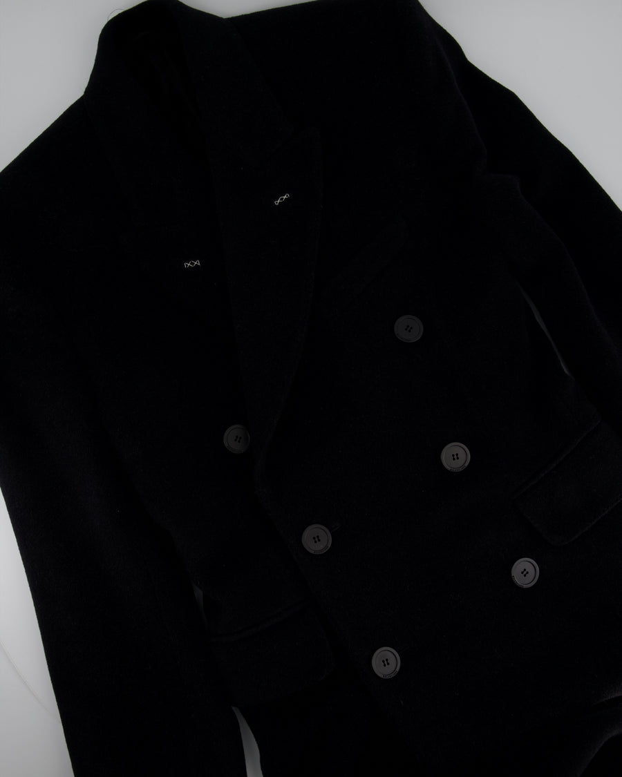 Balenciaga Double-Breasted Long Unisex Wool Coat FR 40 (UK 12)