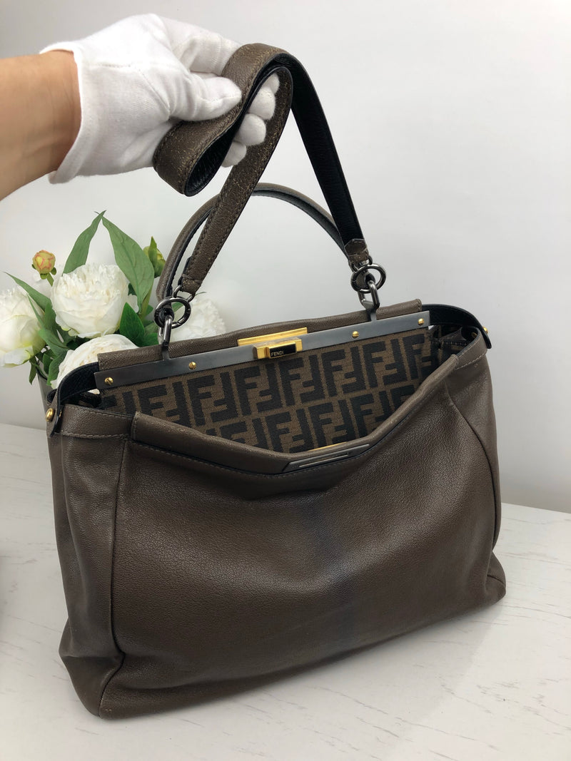 fendi peekaboo monogram