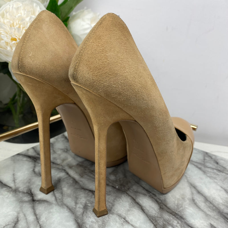 patent nude court heels