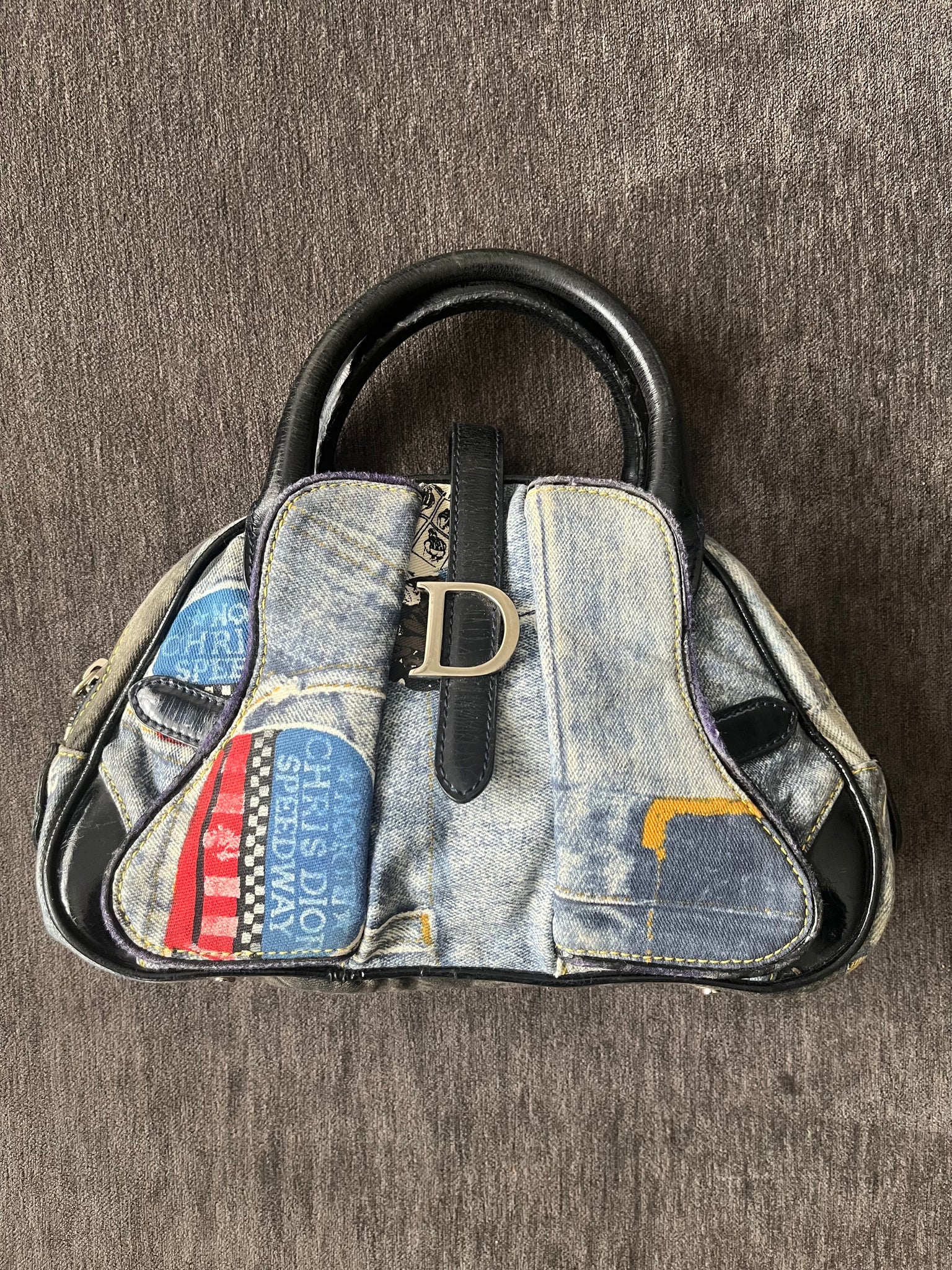 Double Saddle Bowler Bag 2001 Christian Dior  Designer Exchange  Buy  Sell Exchange