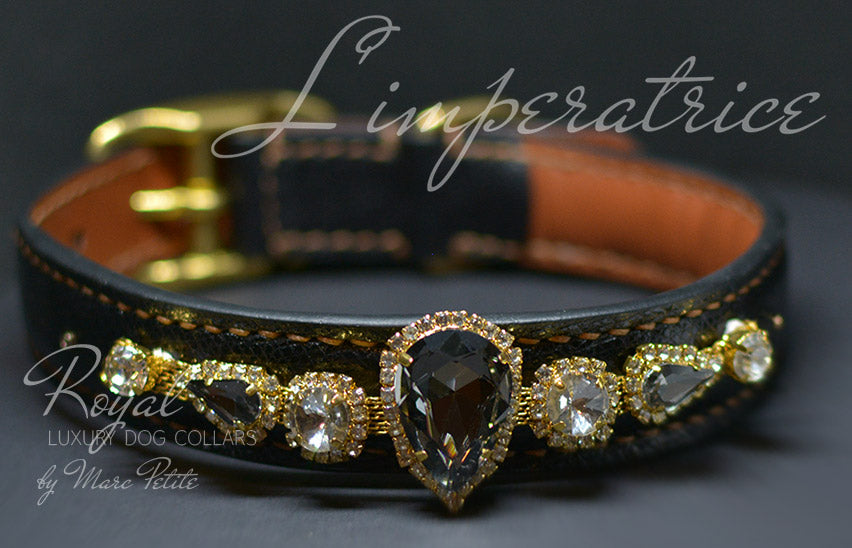 Splendid Royal dog collar with crystals 