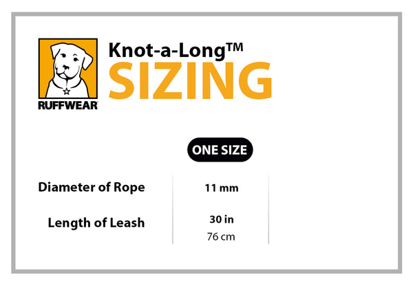 Ruffwear Knot-a-Long Size Guide | Barks & Bunnies