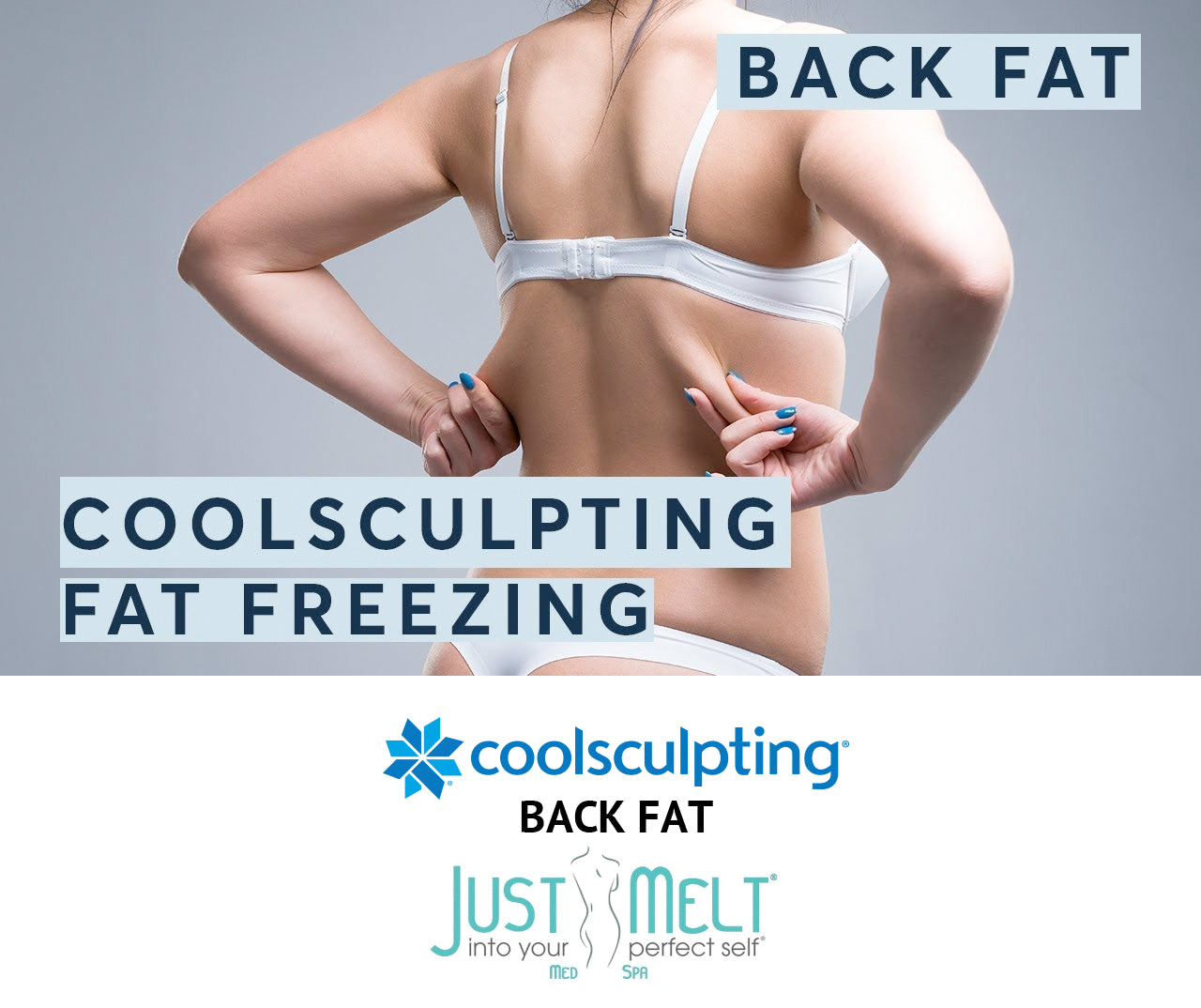 COOLSCULPTING. Cool Mini Card COOLSCULPTING 16 inch. COOLSCULPTING logo. How to get rid of hormonal belly. Back fat