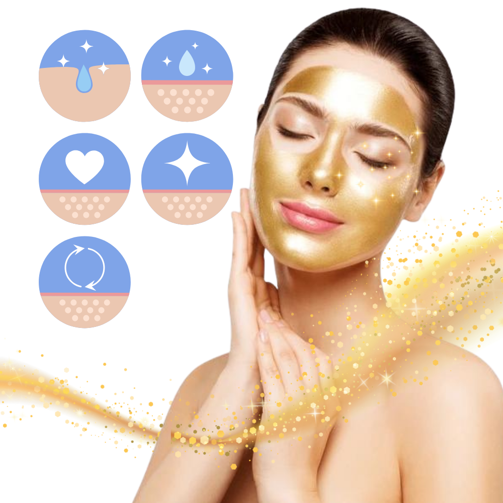 Pore Cleansing Gold Peel Off Mask - Hydration and Nourishment - Ozerty