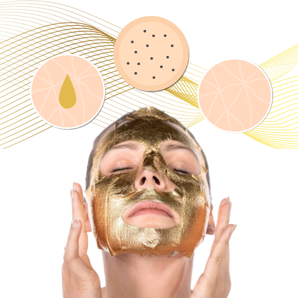 Pore Cleansing Gold Peel Off Mask - Masterful Oil Control - Ozerty