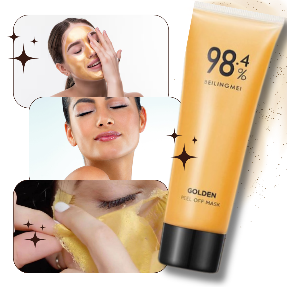 Pore Cleansing Gold Peel Off Mask - Radiant Skin - Ozerty