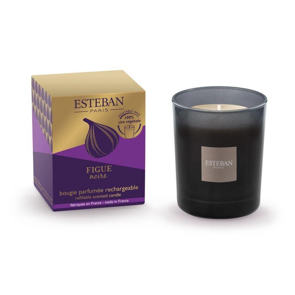 Esteban Paris Parfums - Vela Perfumada recargable Figue Noir 170 grs - Aromaticks