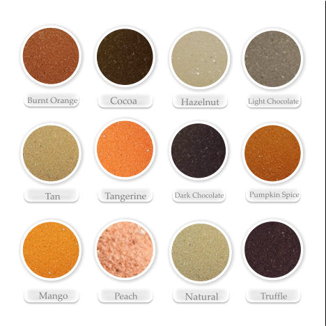Unity Sand Choose From 90 Designer Colors Of Sparkling Sand