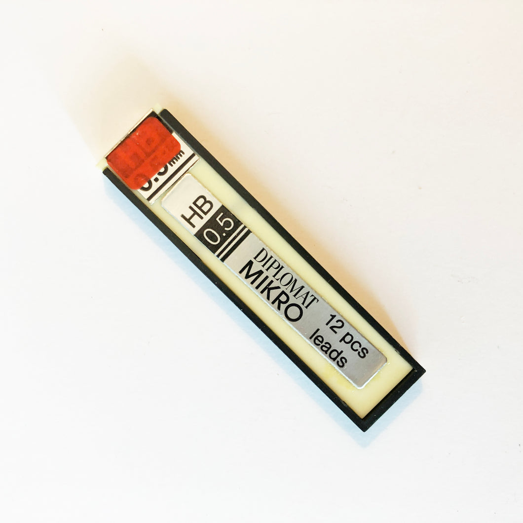 Retentie Specifiek samen Modern Lead, Diplomat Mikro Red 0.5mm HB leads