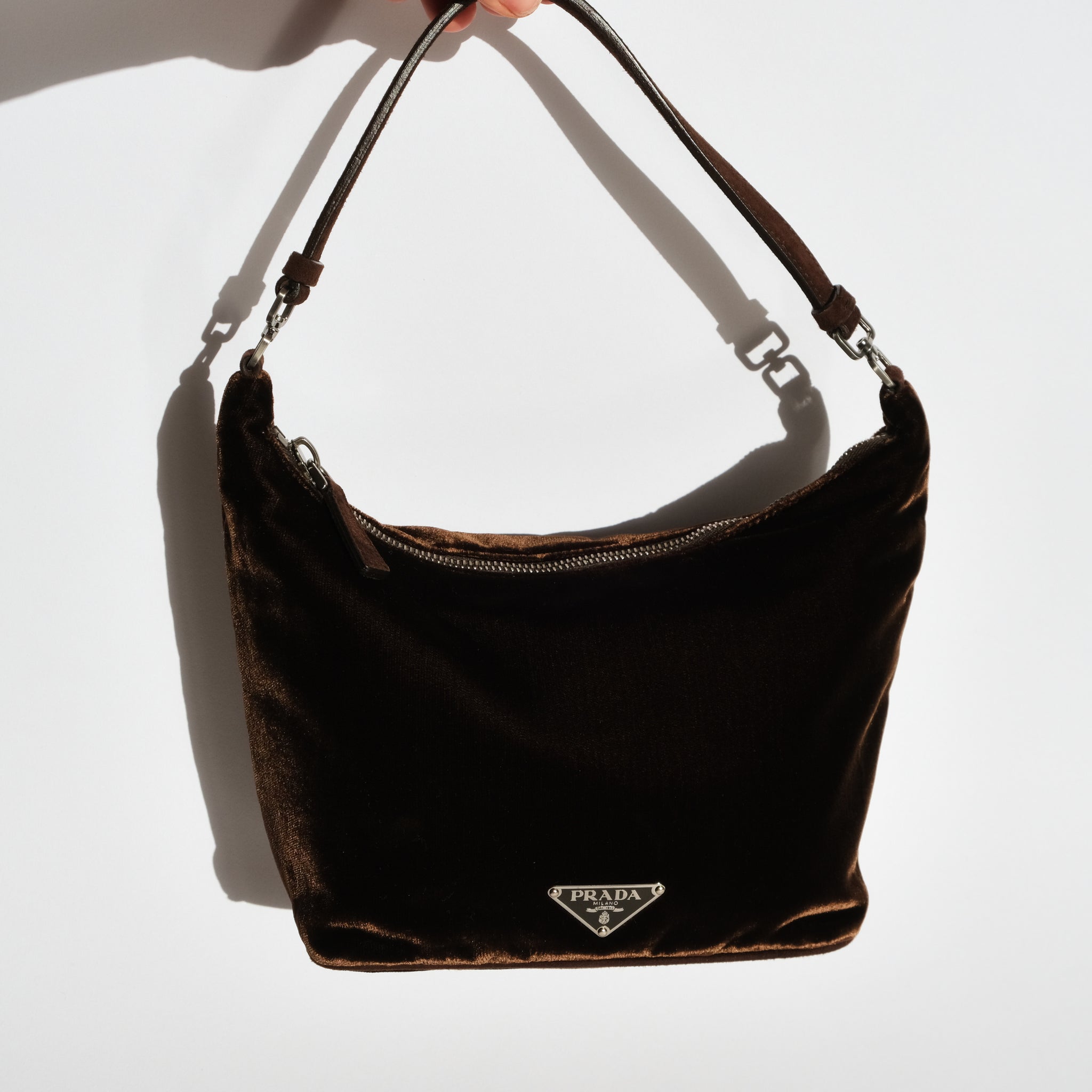 prada chocolate bag