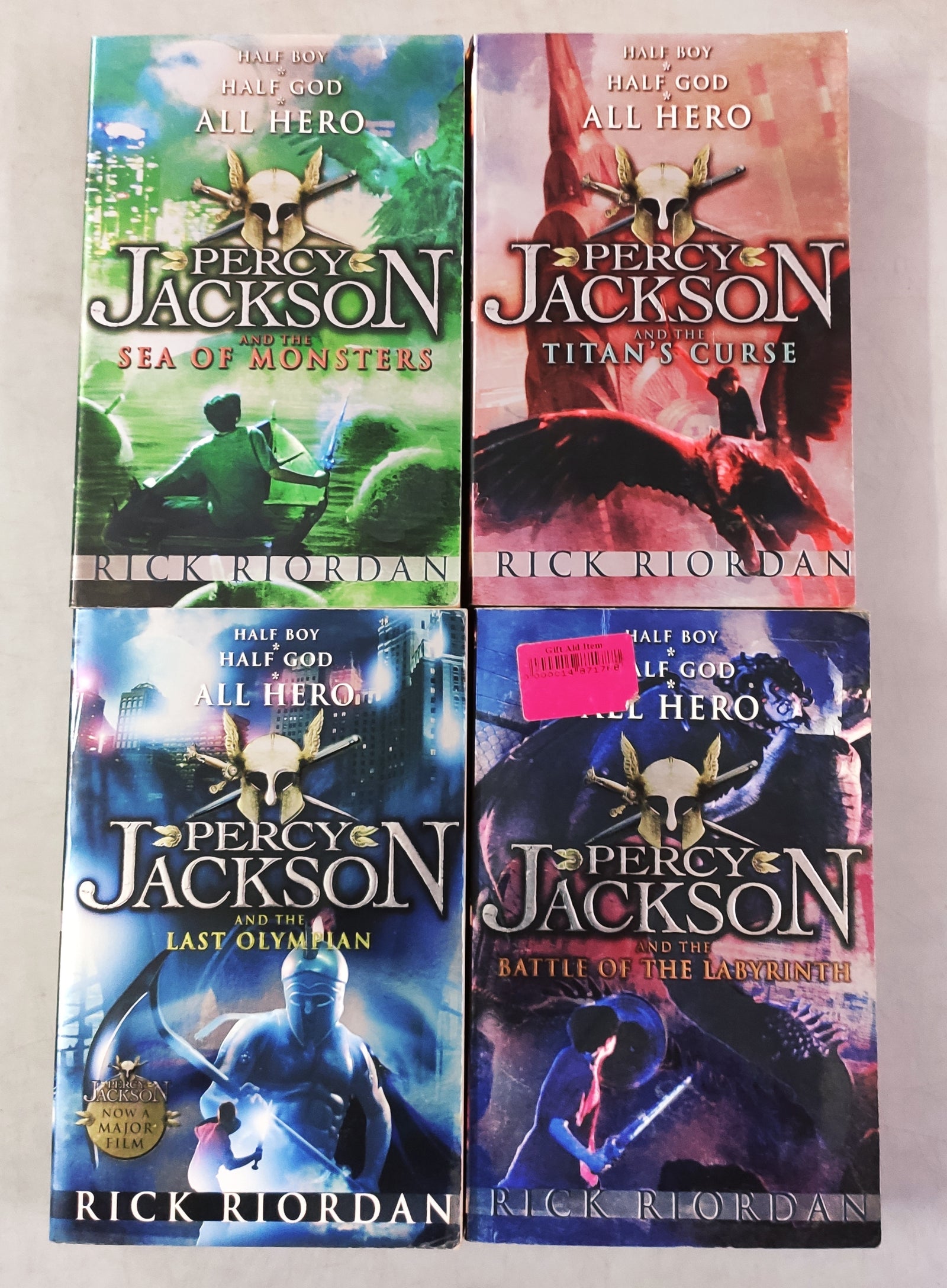 rick riordan percy jackson books in order