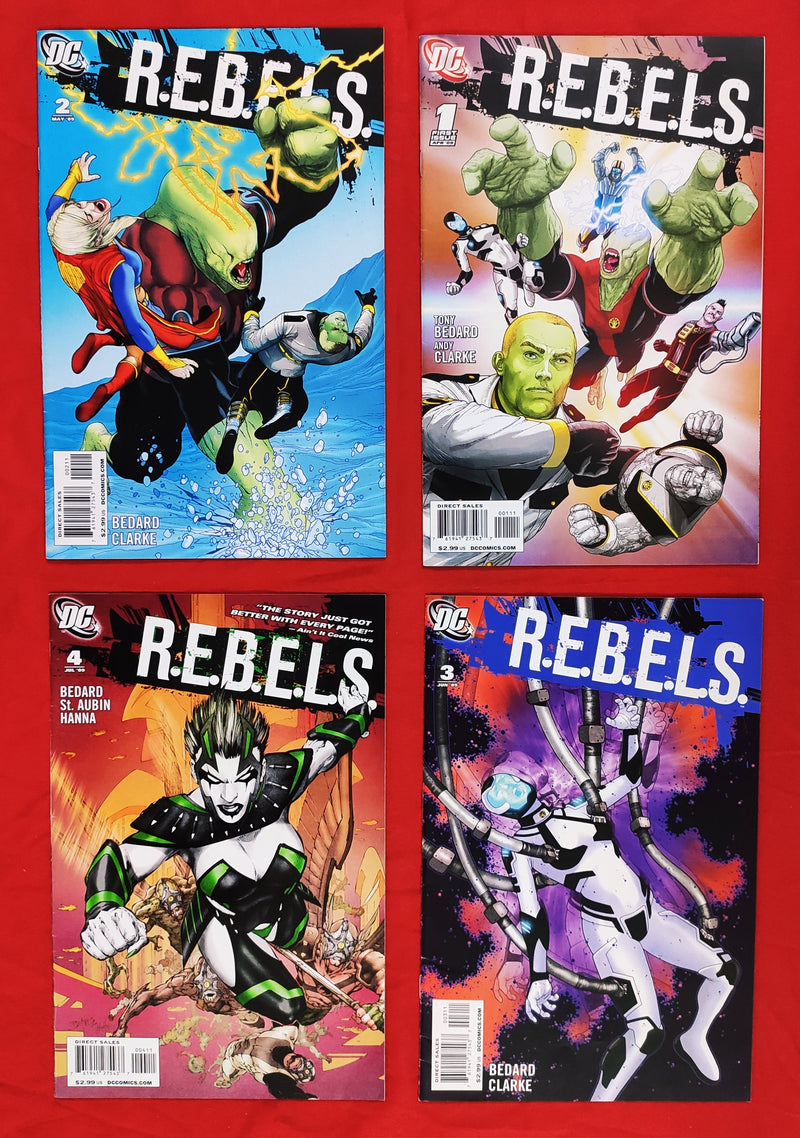 R E B E L S By Dc Comics Complete Set 1 4