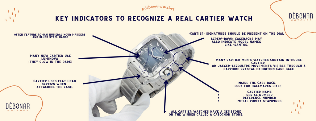 how to recognize real cartier or fake cartier