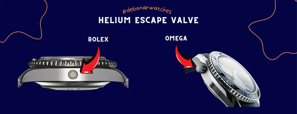 helium escape valve omega rolex