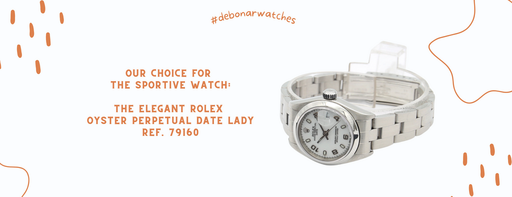 sportive rolex watch wedding women