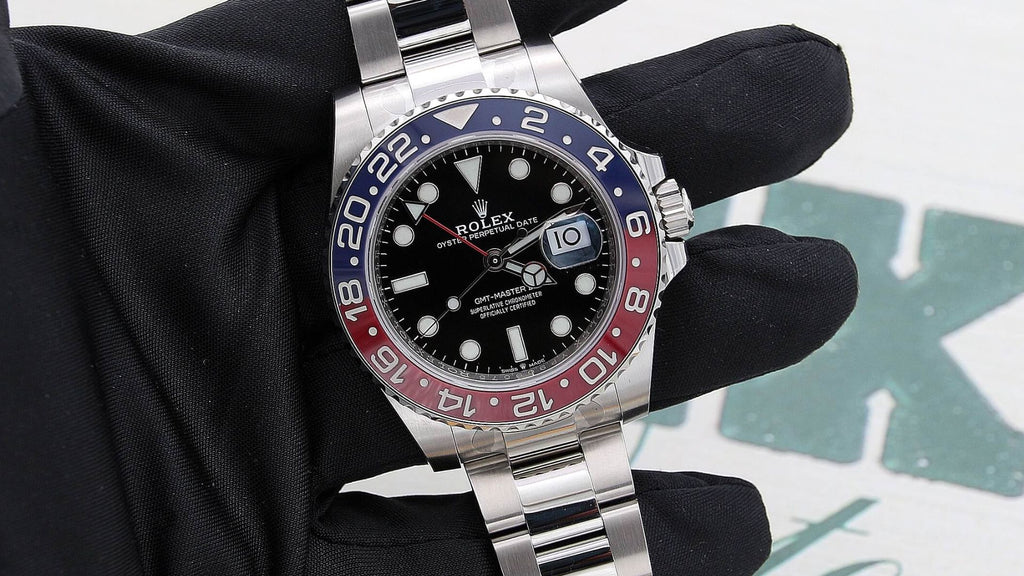 rolex gmt master pepsi inversion