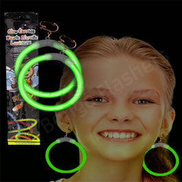 green light up earrings