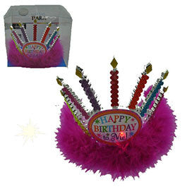 flashing birthday tiara