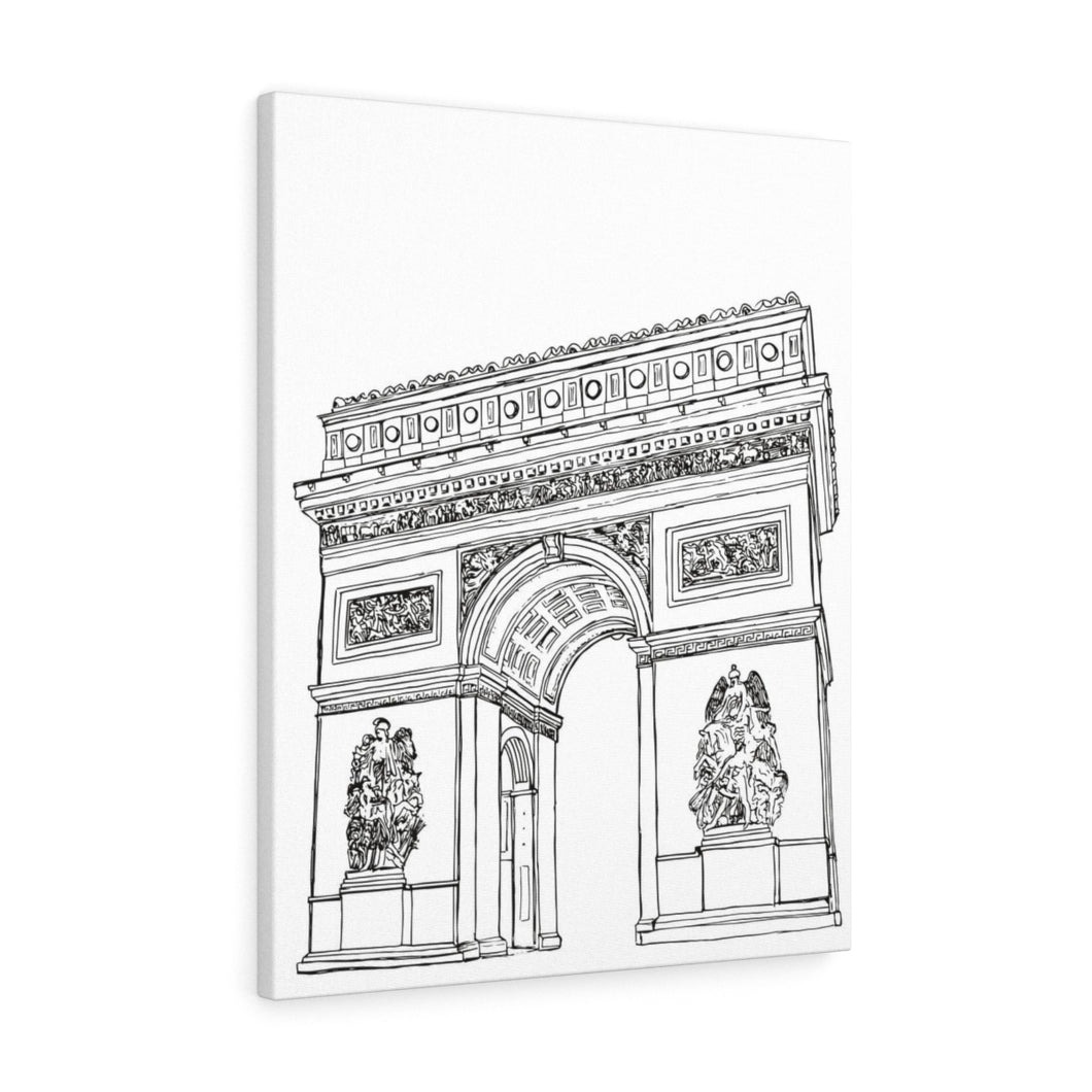 arc de triomphe coloring pages