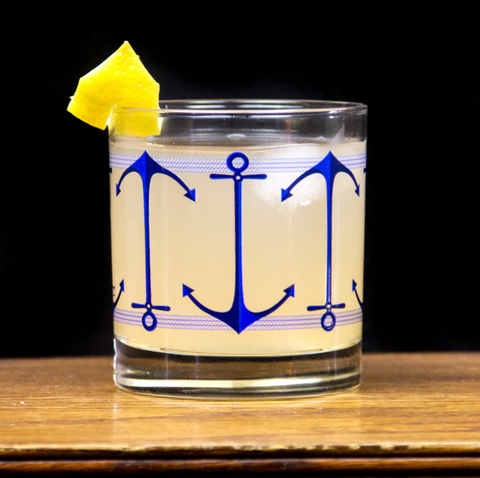 Anchors Aweigh Rocks Glass