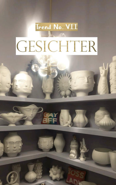 Interior Trend Gesichter Faces Skulpturen Köpfe Jonathan Adler