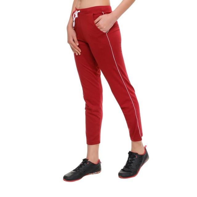 maroon track pants womens