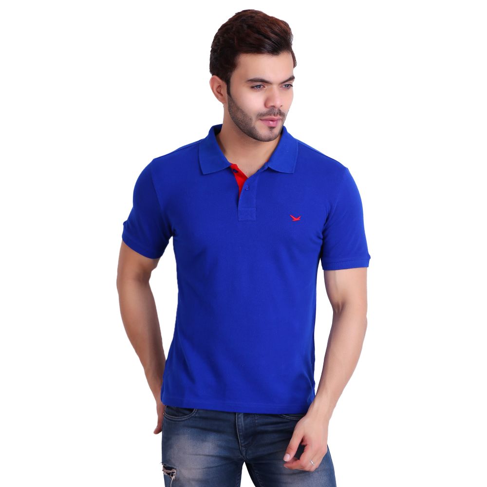 Buy HiFlyers Mens Polo Blue T-Shirt (pack Of 3) | Best Price: TT ...