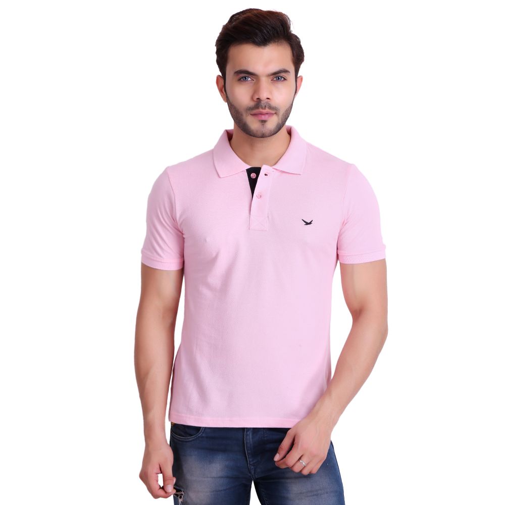 ze Verleden Hong Kong Buy Mens Polo Pink T-Shirt @ Under ₹500: TT Bazaar