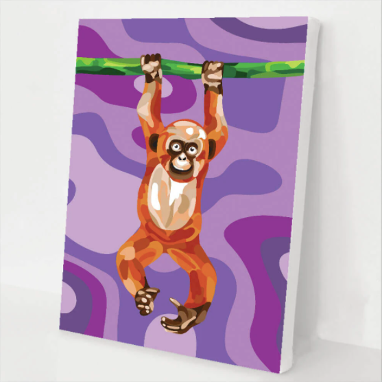Cheeky Monkey Paint by Numbers for Beginners