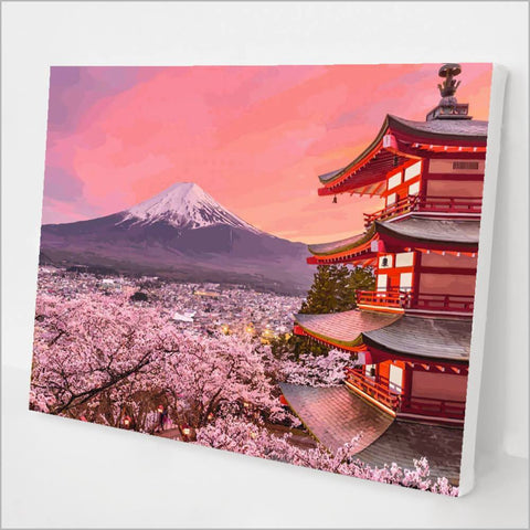 Mount Fuji Paint by Numbers kit