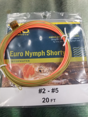Rio Fly Fishing Euro Nymph Shorty W/Leader : : Sports & Outdoors