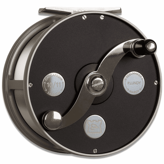 Hardy Zane Carbon 6000,# 6/ 7/8 large arbor reel in silver finish