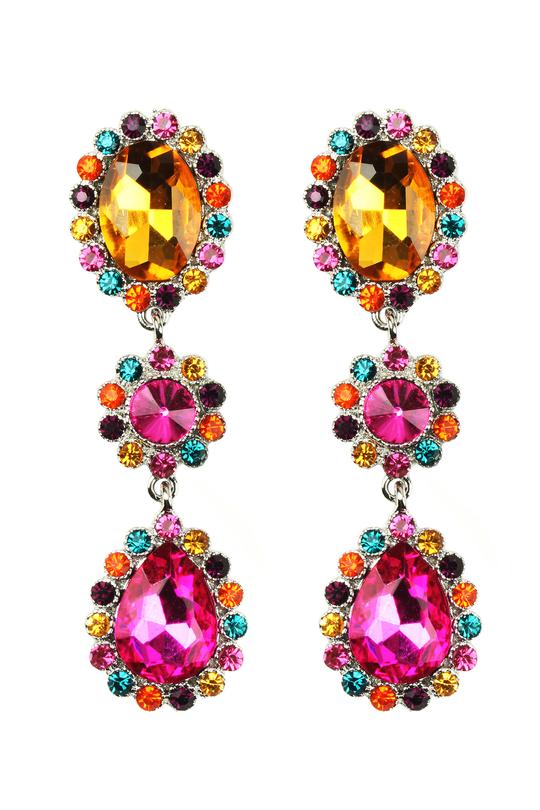 EYE CANDY LOS ANGELES Monarch Pave Crystal Butterfly Earrings |  Nordstromrack