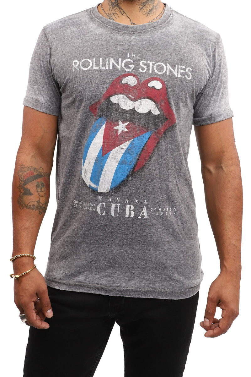 – Candy Angeles Black Los Logo Stones Rolling Tongue - - Tour T-Shirt \'78 Eye