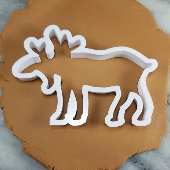 Moose Elk Cookie Cutter Outline #1