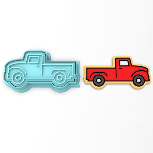 Cement Truck Cookie Cutter, Stamp