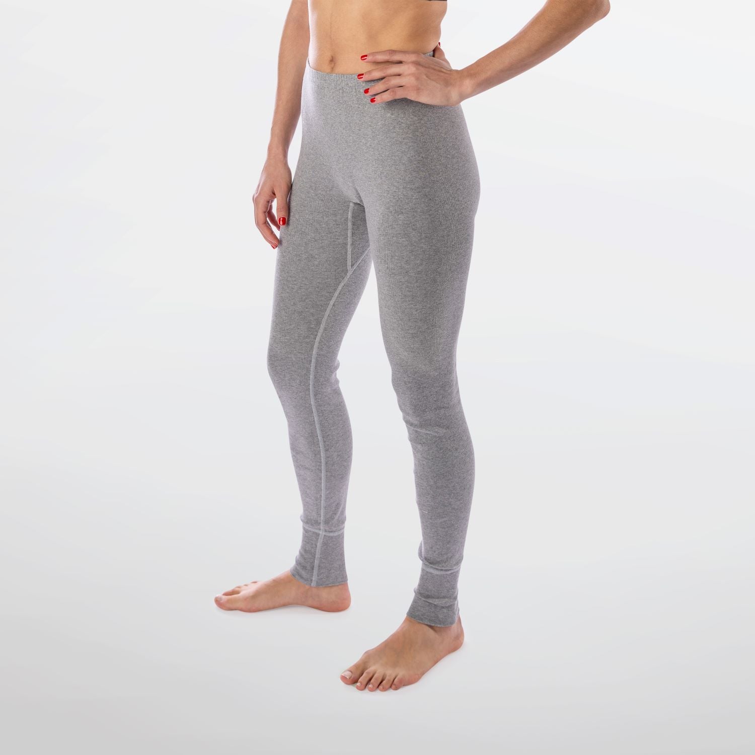 Project Cece  Lenna High Waist Organic Cotton Leggings Grey