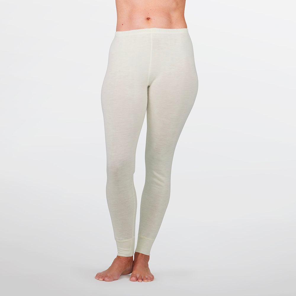 DryMove™ Wool-blend Base Layer Leggings - Dark gray melange - Ladies