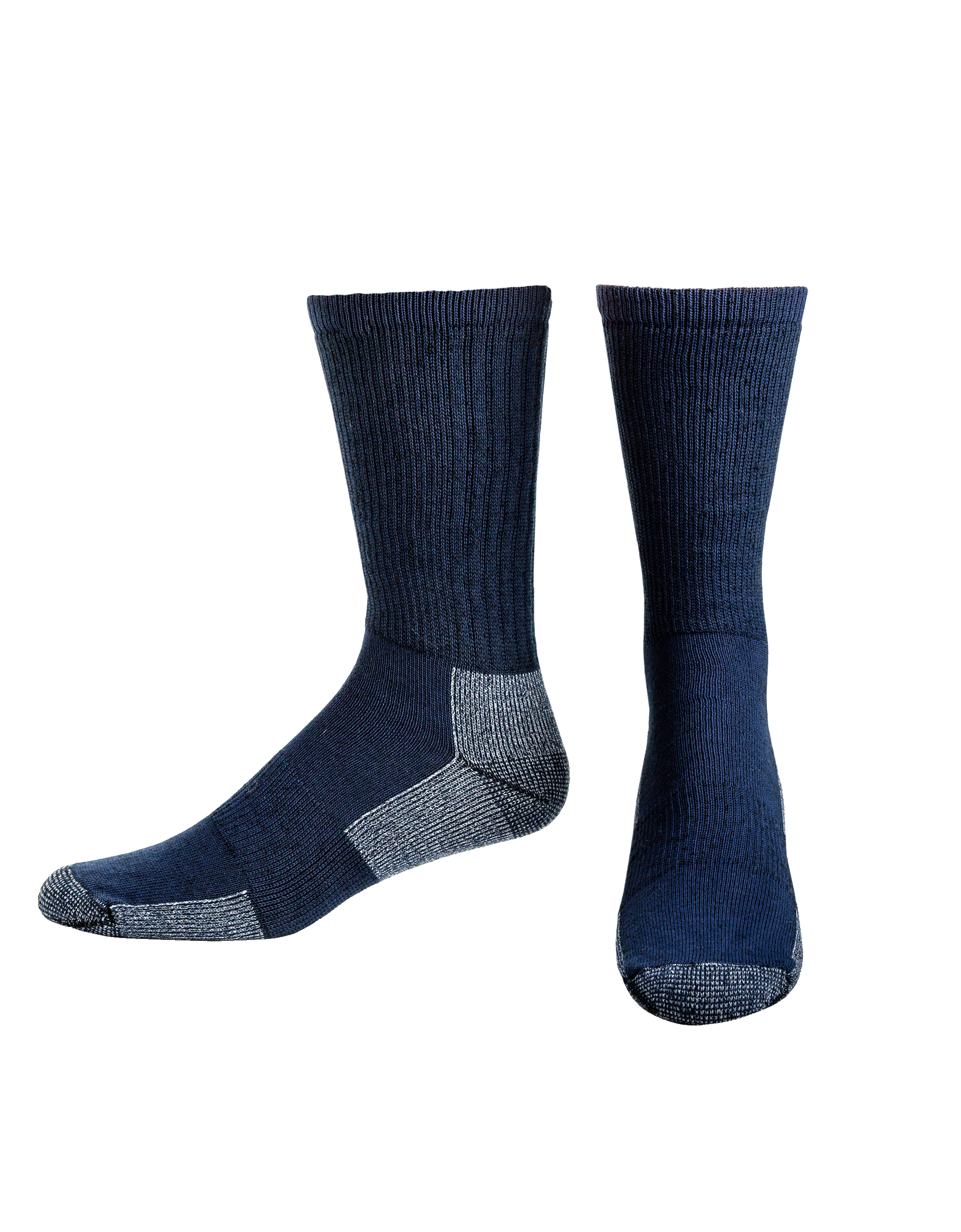 Men's merino wool thermal socks, navy, 2 pairs. Colour: blue. Size