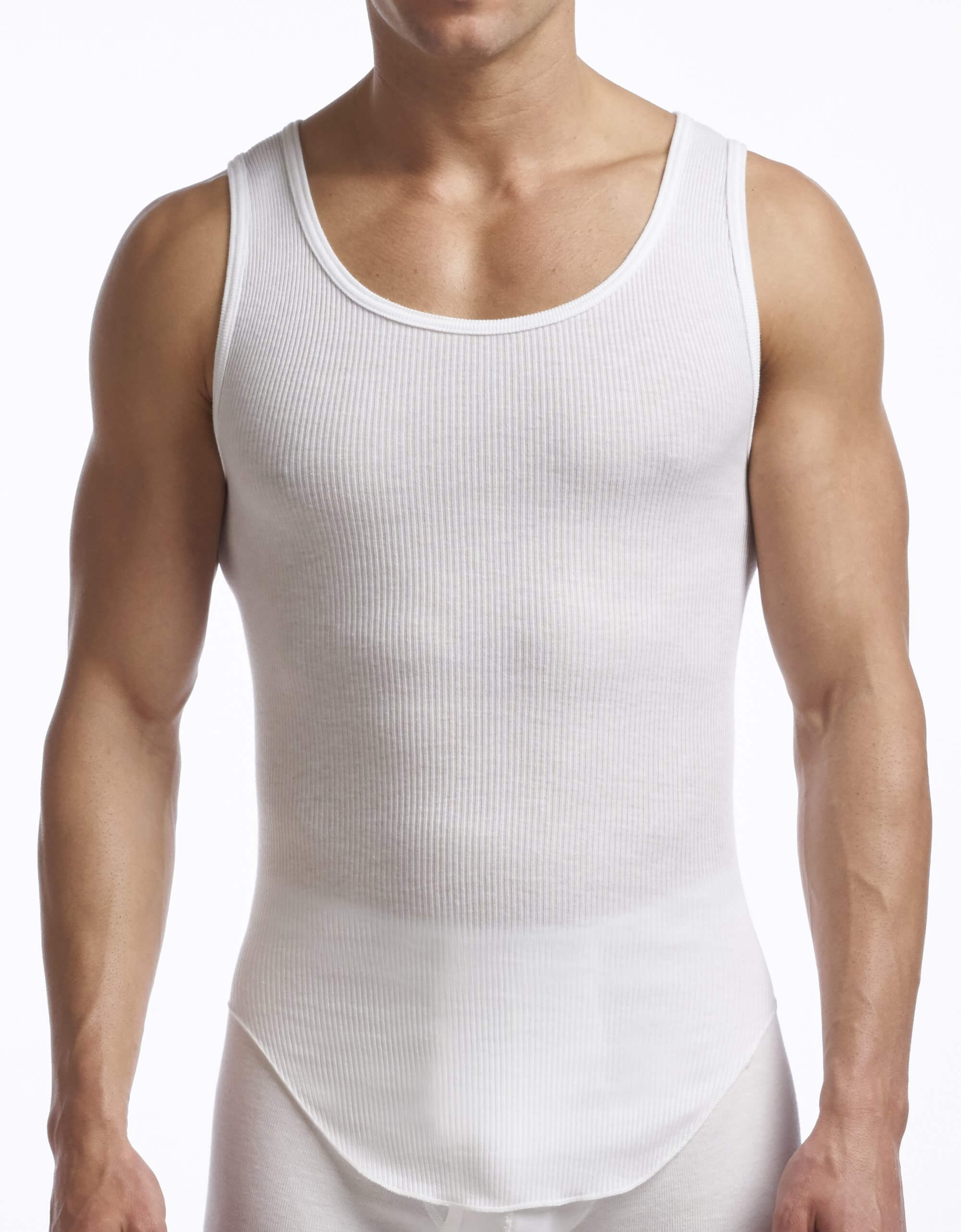 Men's Undershirt Premium Collection (Cotton A-Shirt 2 Pack