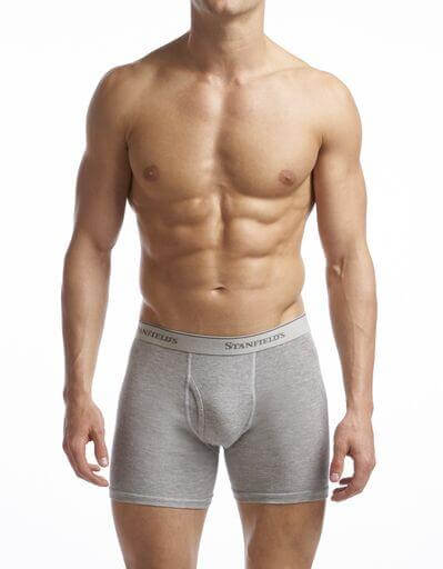 TREDECIM Men's 100% Organic Cotton Rib Boxers Briefs Underwear 3-Pack  (GREY, MEDIUM) : : Clothing, Shoes & Accessories
