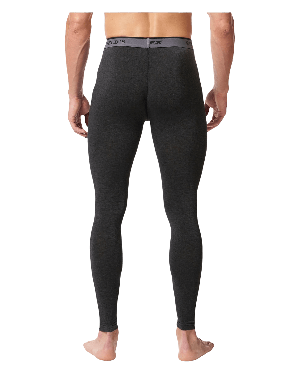 STANFIELD'S LIMITED MEN'S BLACK THERMAL UNDERWEAR/LONG JOHNS, SIZE S,  COTTON/POLYESTER, 210 G/SQ M - Thermal Underwear - NVT6622-572S