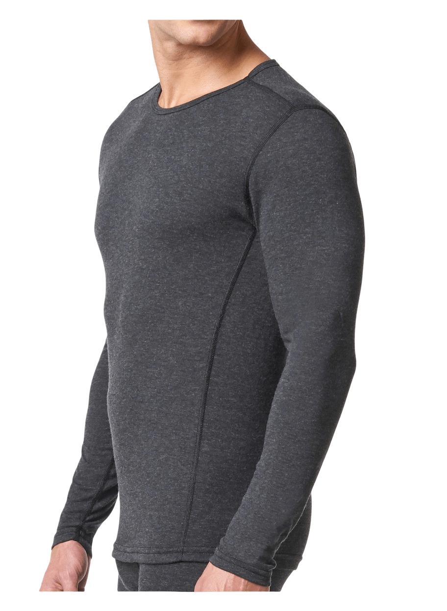 Stanfield's Men's Two Layer Merino Wool Baselayer Long Sleeve Shirt,  Charcoal Mix, Small : : Clothing, Shoes & Accessories