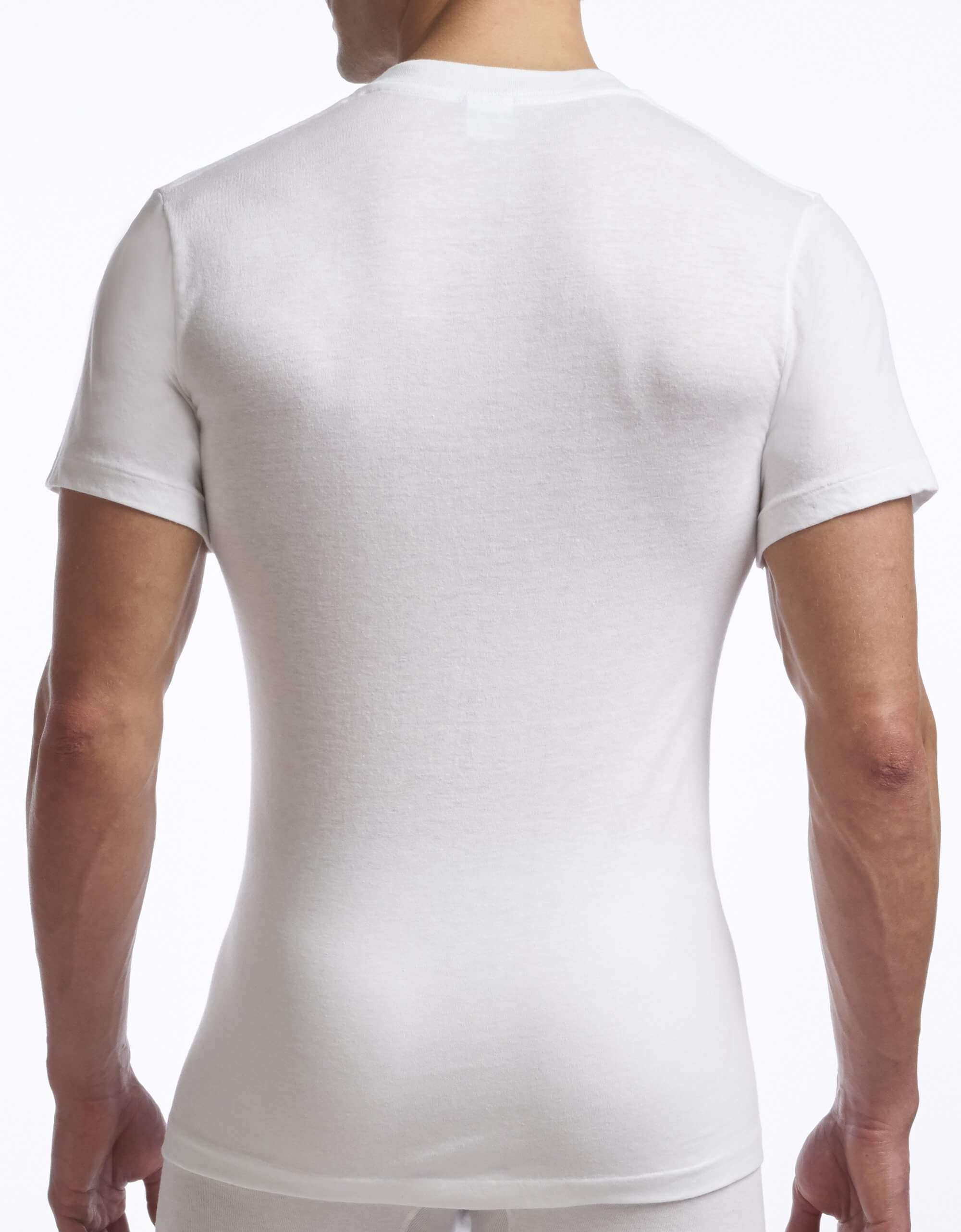 Buy Men's 3-Pack V-Neck T-Shirt (XXXX-Large Tall, White) Online at