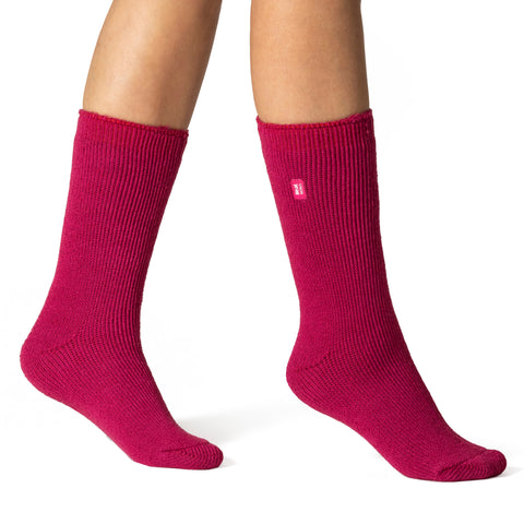 Ladies Original Socks - Deep Fuchsia – Heat Holders