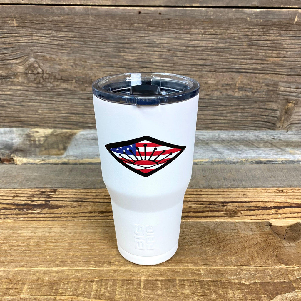 RTIC Tumbler and Sticker NEW 20 oz Stainless Flag Off Road